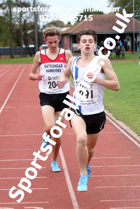 One mile, NECAA Open Meeting, Morpeth, Sunday, October 18th. David T. Hewitson/Sports for All Pics